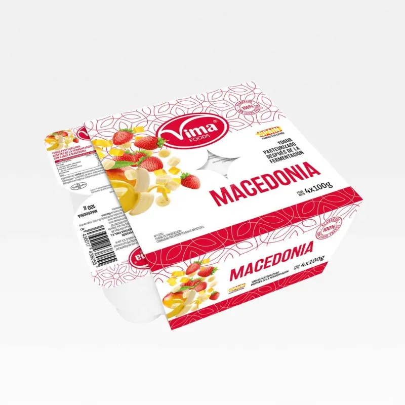  yogurt Vima 100g( caja de 4 uds) sabor macedonia 