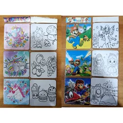Conjunto de 3 rompecabezas y dibujo