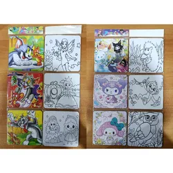 Conjunto de 3 rompecabezas y dibujo