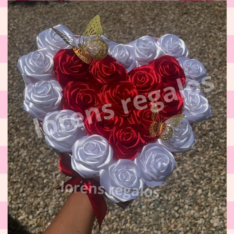 Corazón con flores 2 