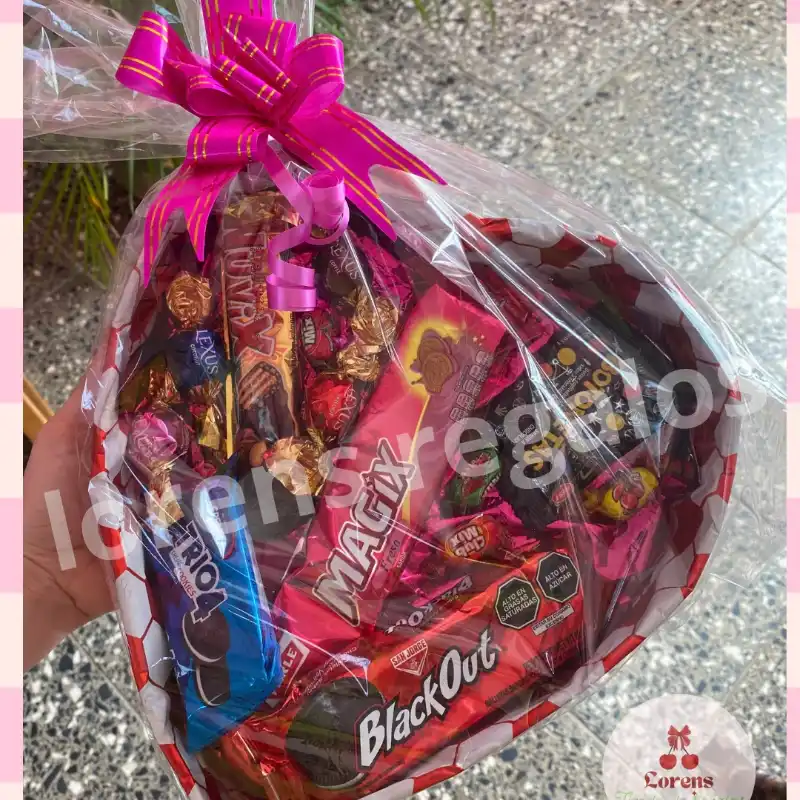 Corazón de confituras 