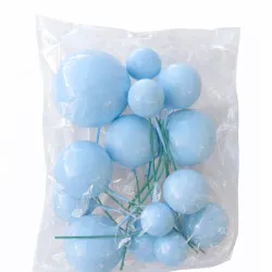 Bolas azul claro