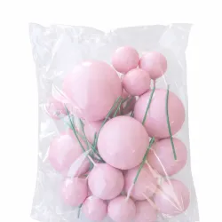 Bolas rosadas claro