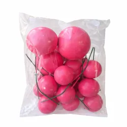 Bolas rosadas oscuro