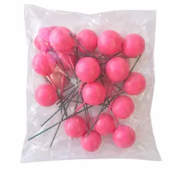 Bolas rosado neon