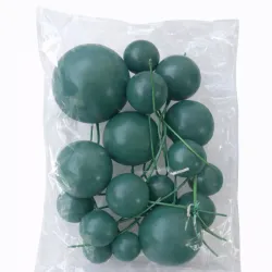 Bolas verde oscuro