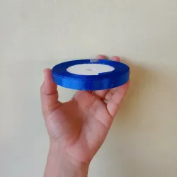 Cinta de satin azul
