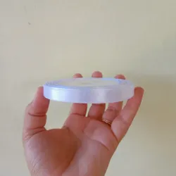 Cinta de satin blanca