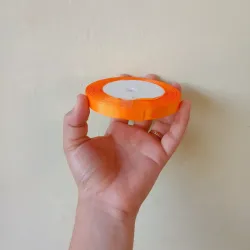 Cinta de satin naranja