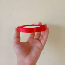 Cinta de satin rojo