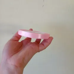Cinta satin rosado claro
