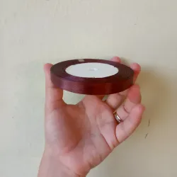 Cinta satin carmelita