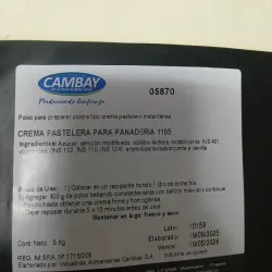 Crema pastelera en polvo cambay 1kg