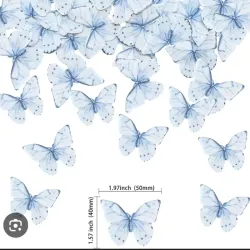 Mariposas Comestibles azul