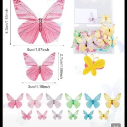 Mariposas Comestibles multicolor