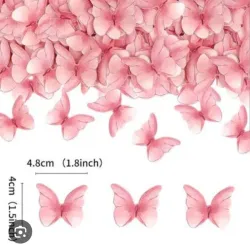 Mariposas Comestibles rosadas