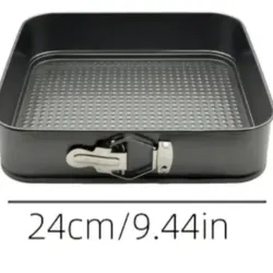 Molde cuadrado desmontable 24cm