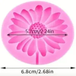 Molde de flor margarita
