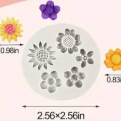 Molde de flores