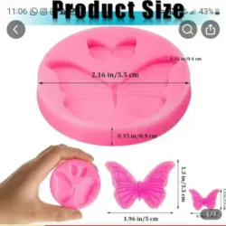 Molde de mariposas