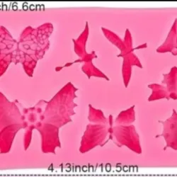 Molde de mariposas