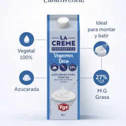 Nata para montar La Creme 1lt