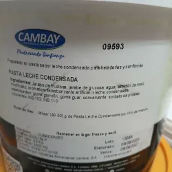 Pasta de leche condensada ½kg