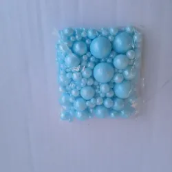 Perlas azules mixtas