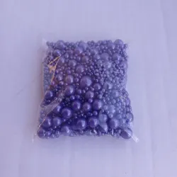 Perlas moradas mixtas