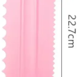Raspador de plástico rosado