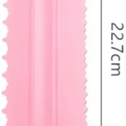 Raspador plásticos rosado