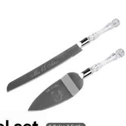 Set de cuchillo y espatula triangular
