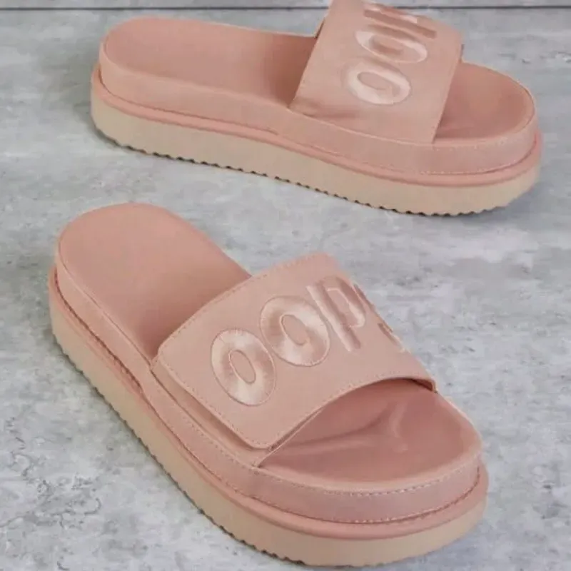 Chancletas Rosa. #37