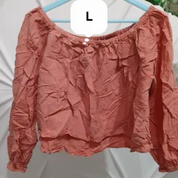 Blusa color salmon cajita