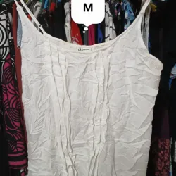 Blusa hijo blanca tirante