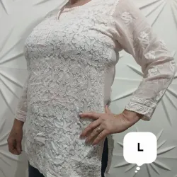 Blusa rosada tira bordada Hilo