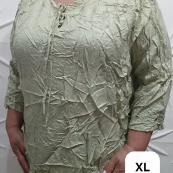 Blusa verde pastel hilo