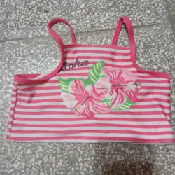 Blusita bikini de niña 2 años