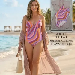 Trusa rosada y violeta