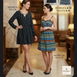 Vestido de tirante a mosaicos
