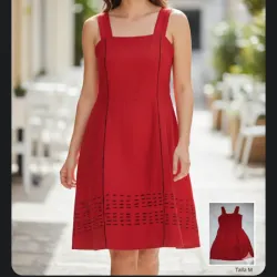 Vestido rojo corto