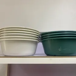 Palanganas plásticas