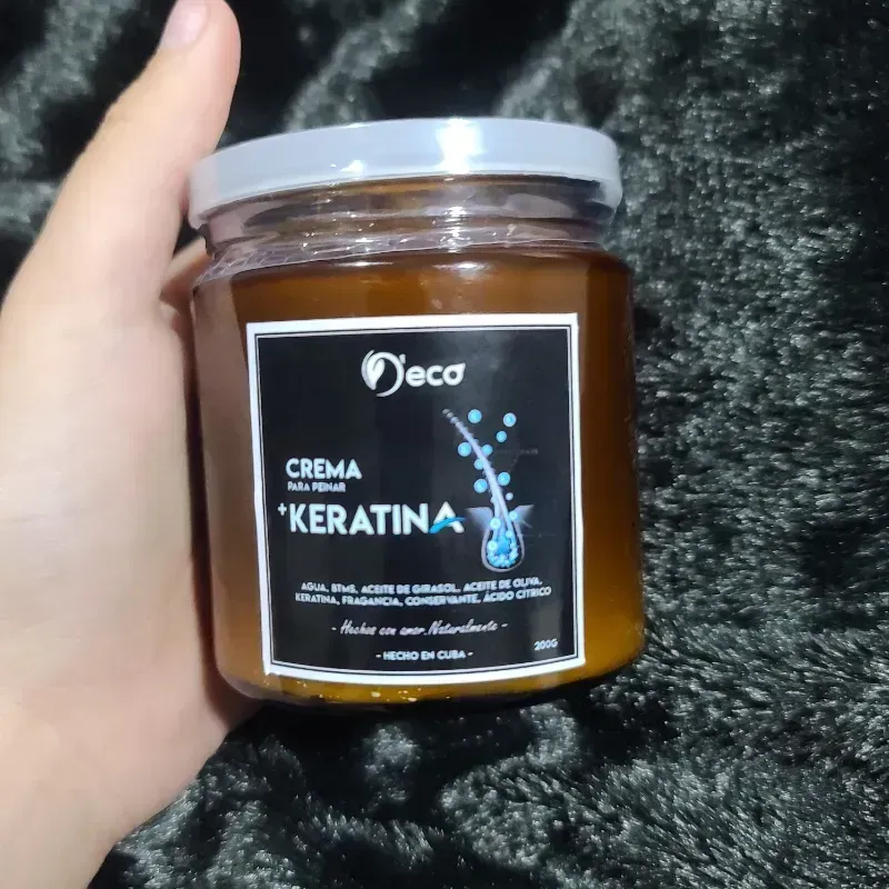 Crema para peinar con Keratina 