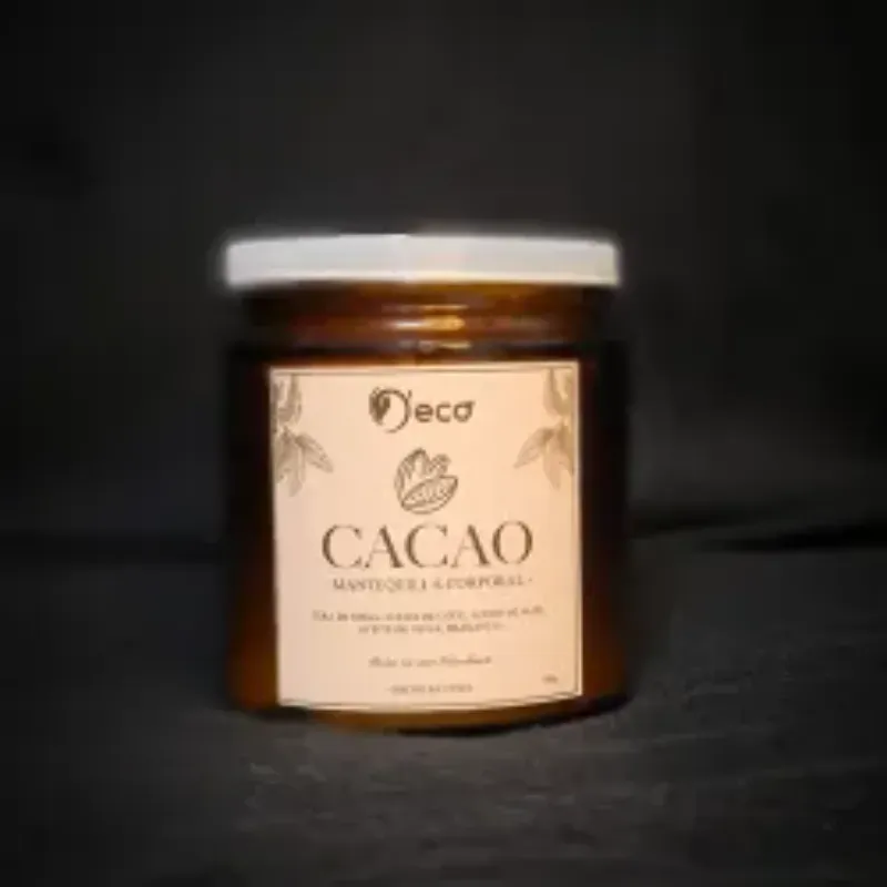 Mantequilla corporal de cacao.