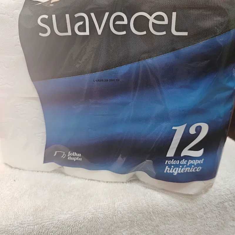 PAPEL HIGIÉNICO "SUAVECEL", 12 ROLLOS 