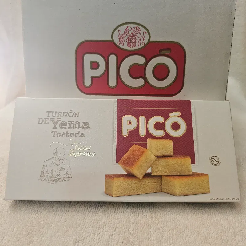 TURRON DE YEMA TOSTADA "PICO".