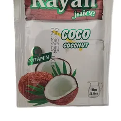 Refresco instantáneo sabor coco 