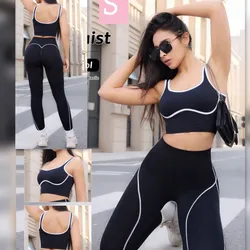 Conjunto deportivo top y Licra larga levanta glúteos