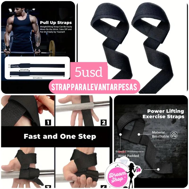 Straps para agarrar pesas