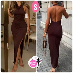 Vestido de espalda descubierta